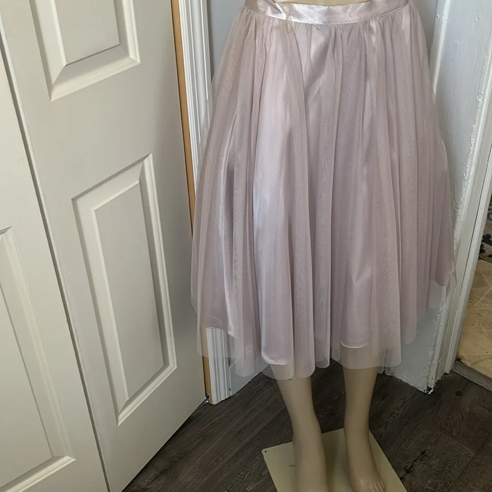 MARINA TulleElegant Cream Skirt